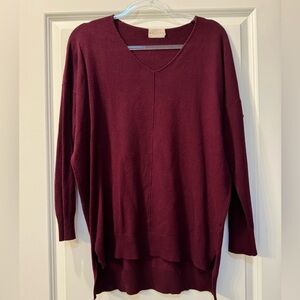 Dreamers sweater burgandy